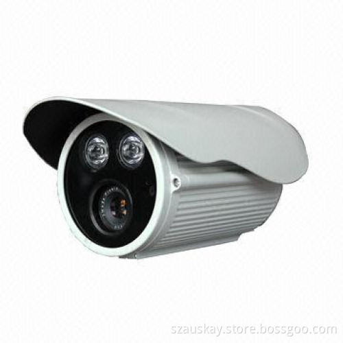 CCTV Camera with 6-piece IR LEDs Night Vision and 1/3-inch CCD, 600TVL Resolution/Weather-resistant